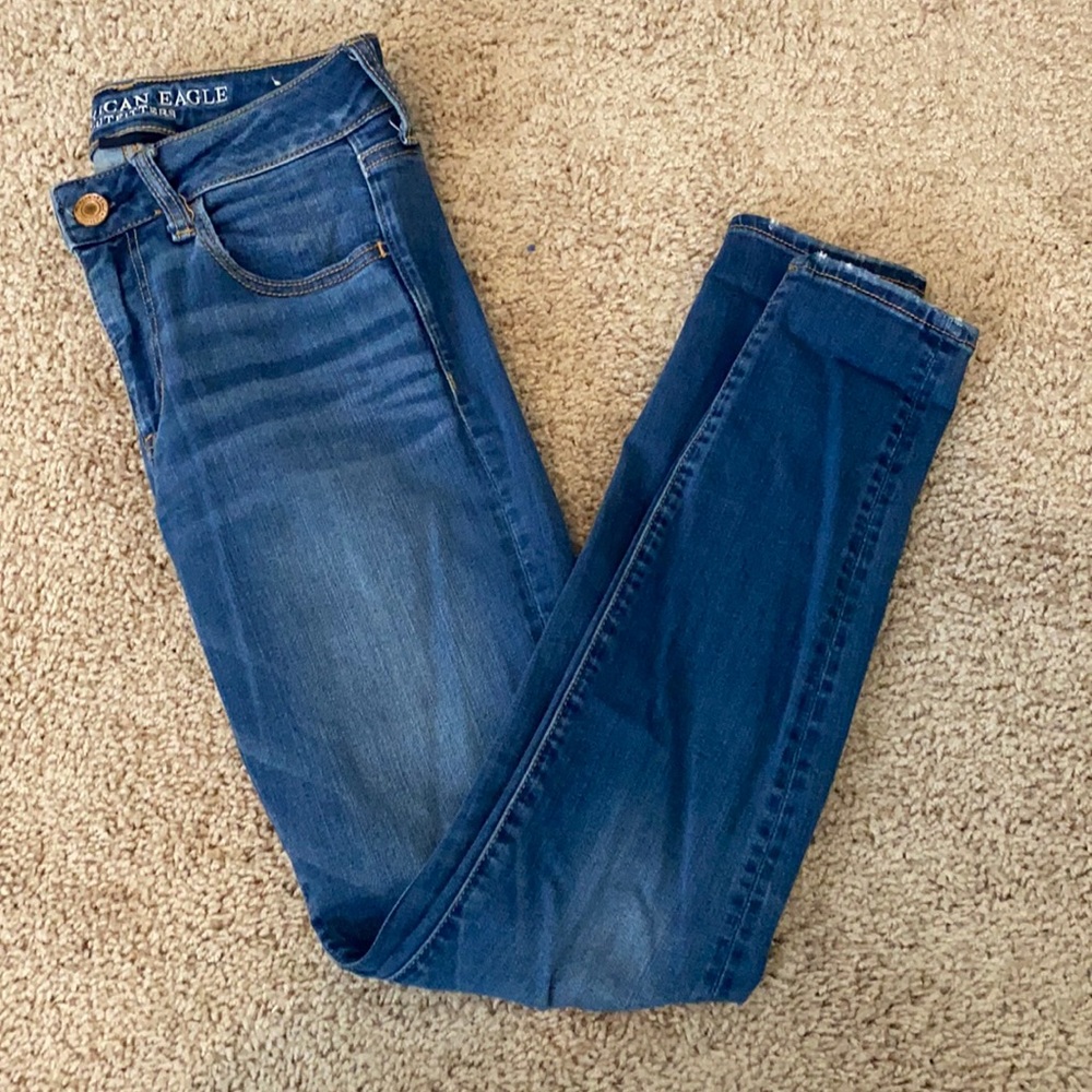 American Eagle Skinny Jeans light wash